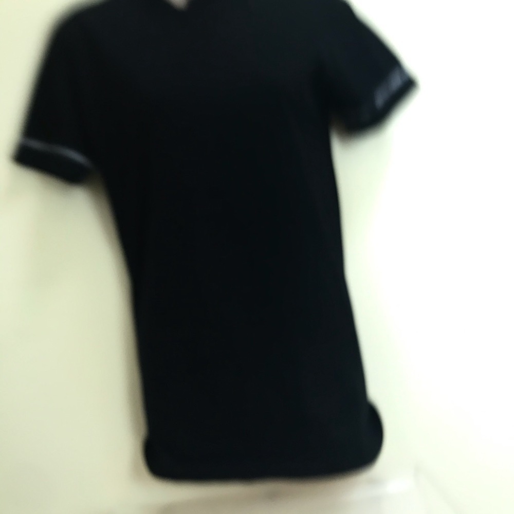 Dolce & Gabbana D&G Logo Vintage 90s L Top T Shirt Stretch Long Tunic Black Goth - Picture 9 of 16